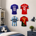 Personalizuotas futbolo marškinėlių magnetas su sienos pagrindu