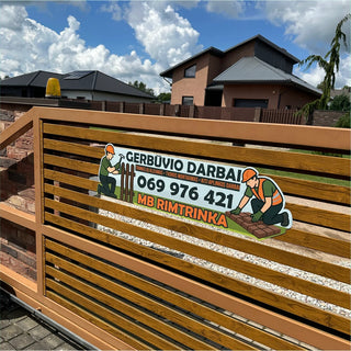 Large advertising magnets