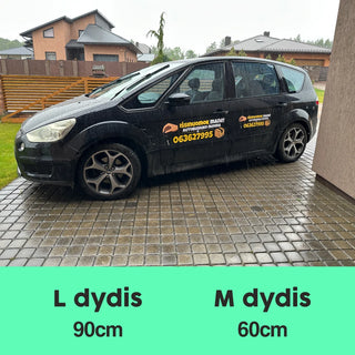 Large advertising magnets