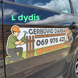 Large advertising magnets