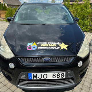 Large advertising magnets