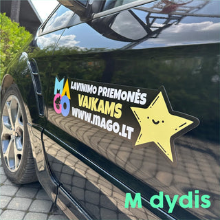 Large advertising magnets